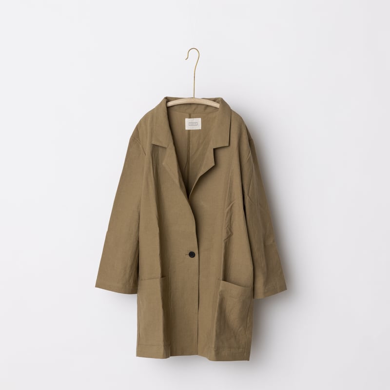 ジャケット綿麻［ベージュ］ | nuuno.
