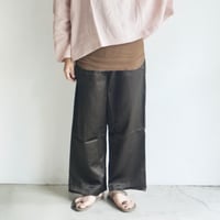 シルクストレートパンツ (2色)