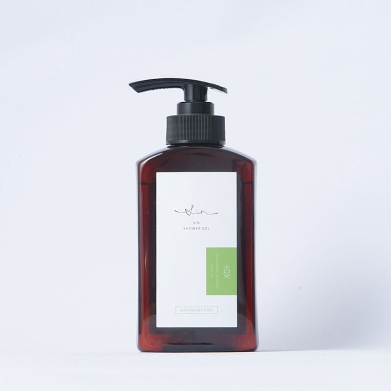 シャワージェル(上質なアロマ&ハーブの香り)｜SIN SHOWER GEL