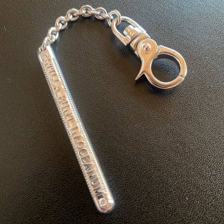 CEORIZ "Stilla Bunt In Oceanum"Silver Key Ring.