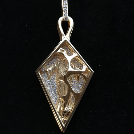 CEORIZ "Jesus" Pendant top. Yellow Gold(top)×Yellow Gold,