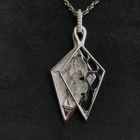 CEORIZ "Jesus" Pendant top. White Gold(top)×White Gold.