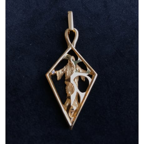 CEORIZ"Jesus" Pendant top. Yellow Gold(top)×Yellow Gold.