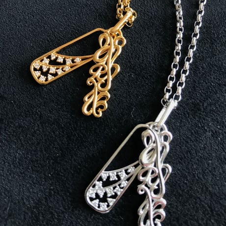 CEORIZ "Flos"Pendant top.    Yellow Gold or White Gold,