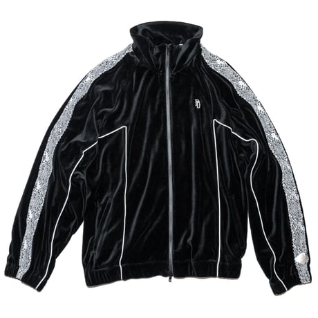 VELOURS TRACK TOP(BK)