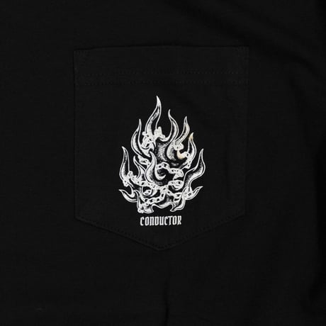 COTTON LONG SLEEVE T-SHIRT 'CHAIN(BK)