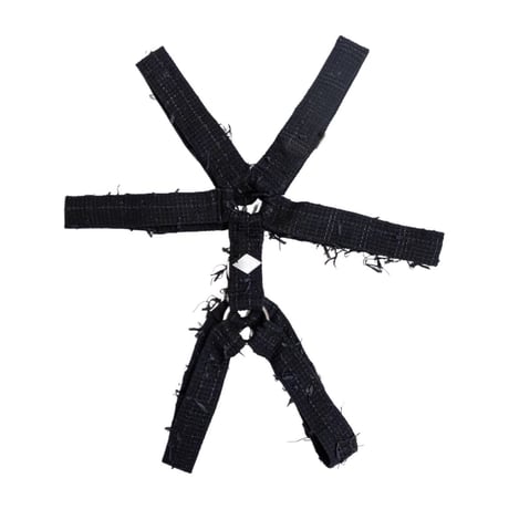 RIBBON MIXED TWEED PARACHUTE HARNESS
