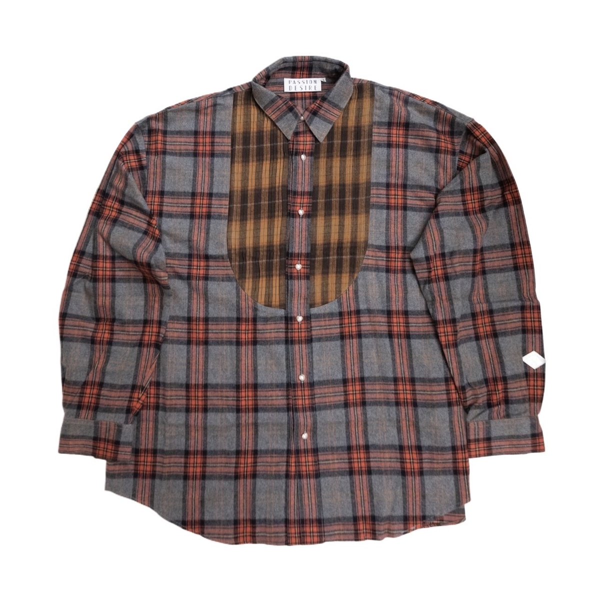 COMBINATION CHECK FLANNEL SHIRT | el conductorH