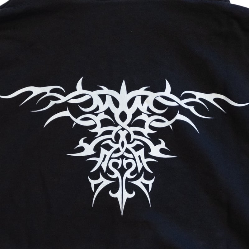 トップス 04aw Number (N)ine Heart Tribal Hoodie 1 X-girl（エックスガール） スウェット パーカー TRIBAL HEART ZIP UP