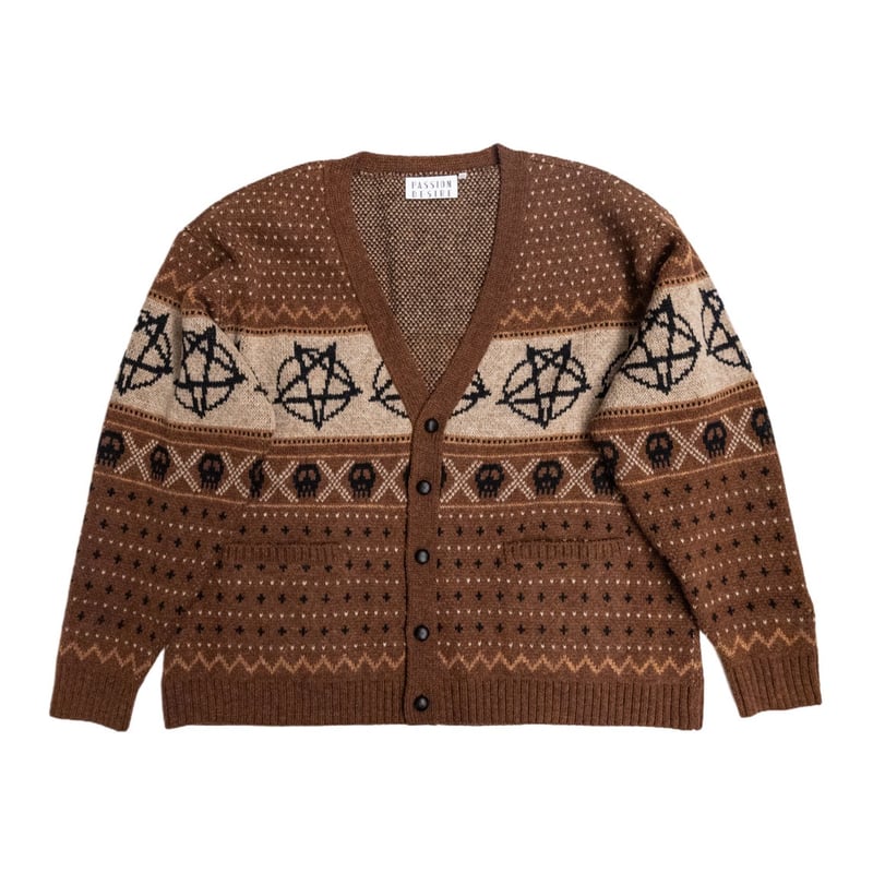 WOOL NORDIC KNIT CARDIGAN | el conductorH ONLIN