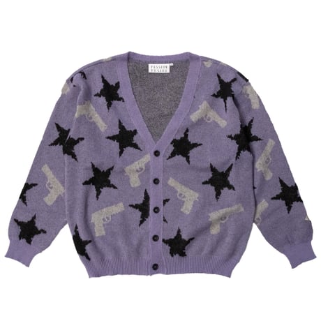 MOHAIR CARDIGAN 'STARS(PPL)