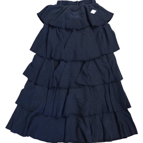 COTTON JERSEY TIERED　LONG SKIRT