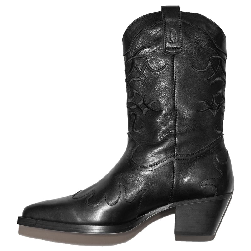 GLAM COWBOY BOOTS(BK) | el conductorH ONLINE STORE