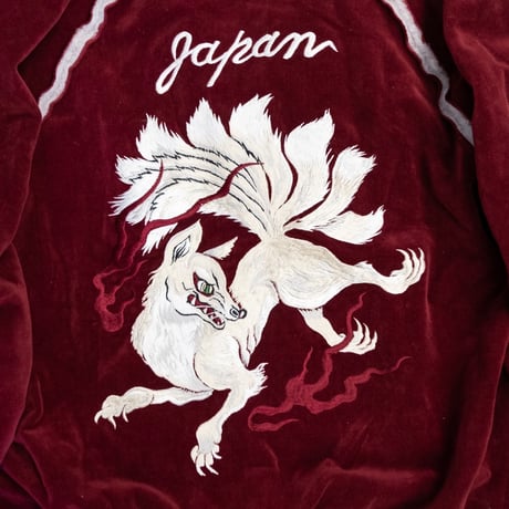 VELVETEEN FOX EMBROIDERED SOURVENIR  JKT