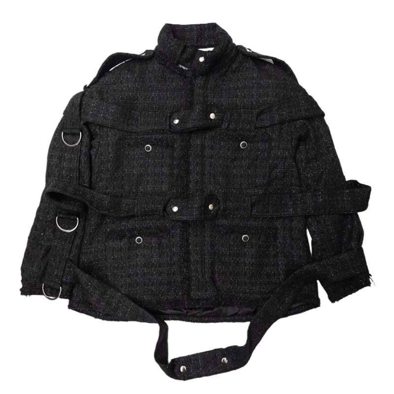 MIXED TWEED BONDAGE FIELD JKT | el conductorH O
