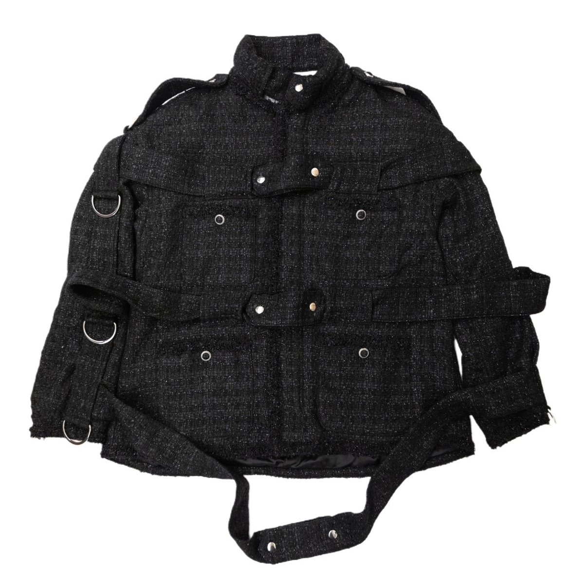 MIXED TWEED BONDAGE FIELD JKT | el conductorH O
