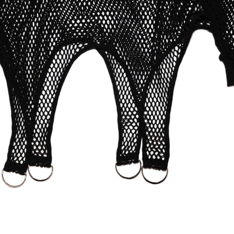 MESH TAIL LONG SLEEVE TOP