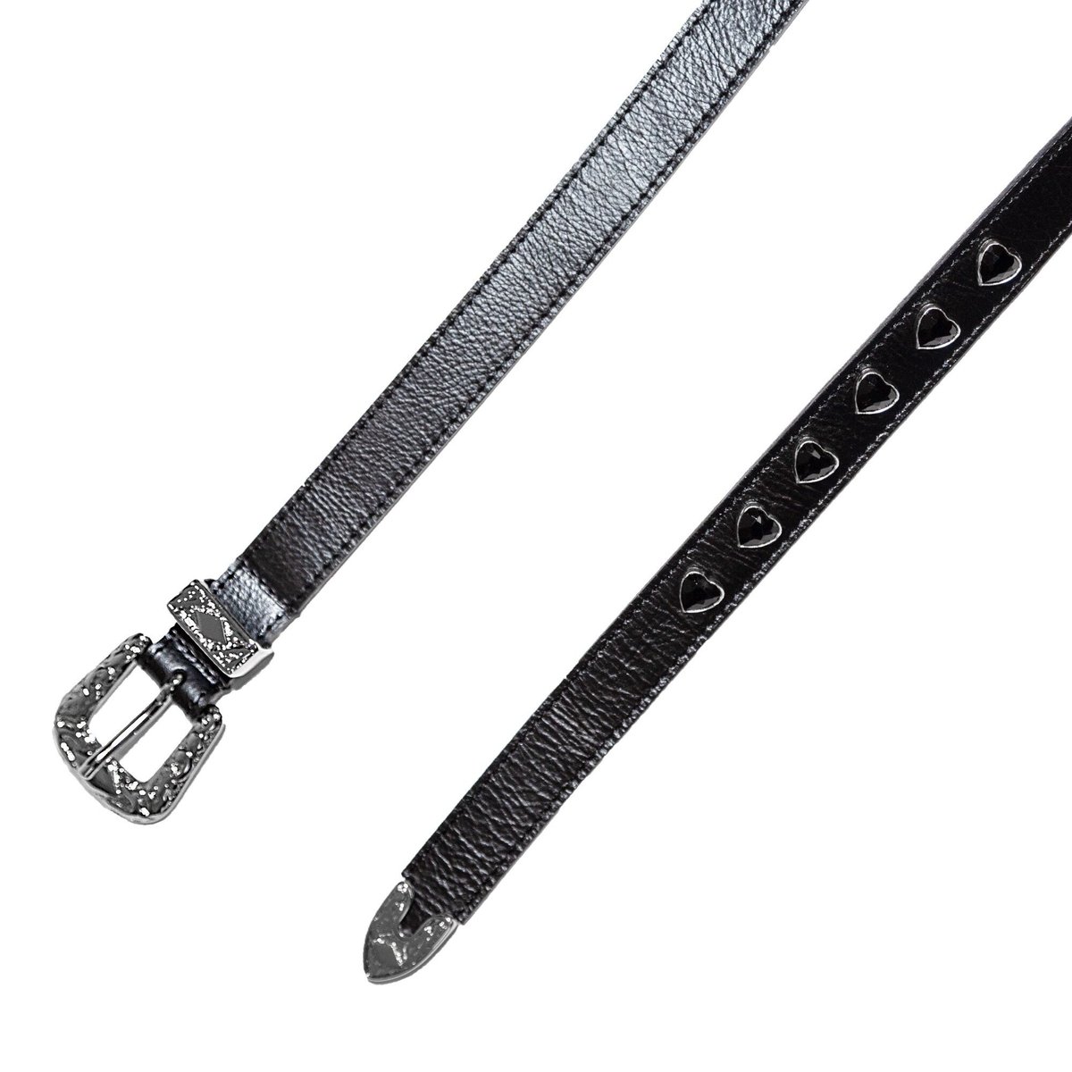 BEP HEART STUDS ベルト　BLACK HEART STUD BELT(BK) | el conductorH ONLINE STORE