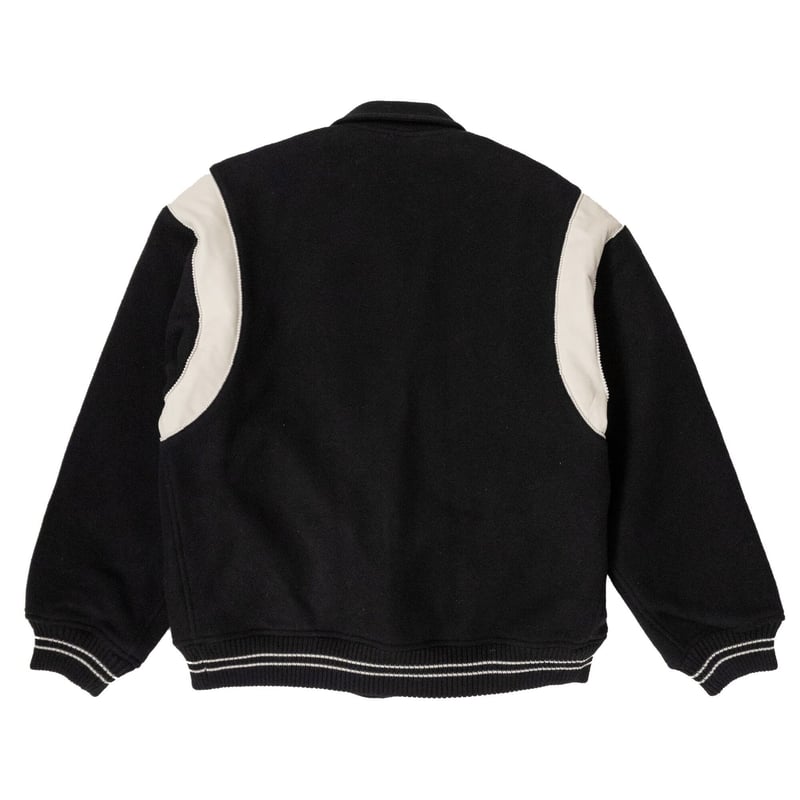 MELTON PEARL PIPING VARSITY JKT(BK) | el conduc