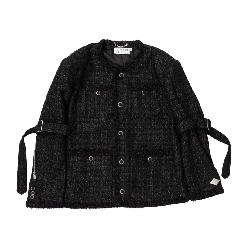 el conductorh bondage tweed jacket