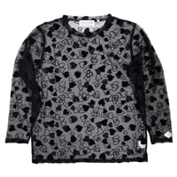 SEETHROUGH LONG SLEEVE TOP 'HEART