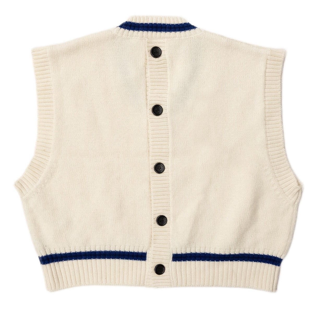 CROPPED TILDEN KNIT VEST | el conductorH ONLINE