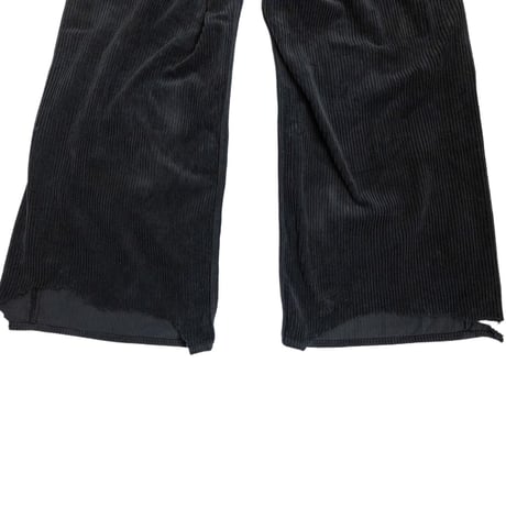 DISTRESSED CORDUROY WIDE TROUSERS