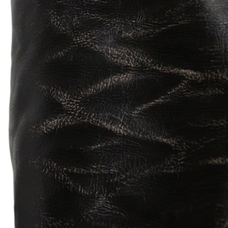 x blackmeans DISTRESSED LEATHER FLIGHT JKT