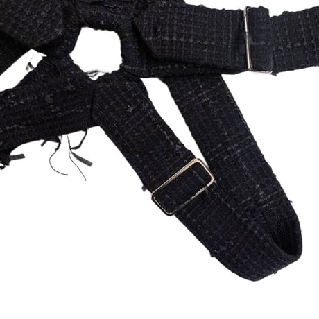 RIBBON MIXED TWEED PARACHUTE HARNESS