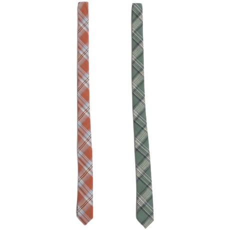 COTTON CHECK NECKTIE S26