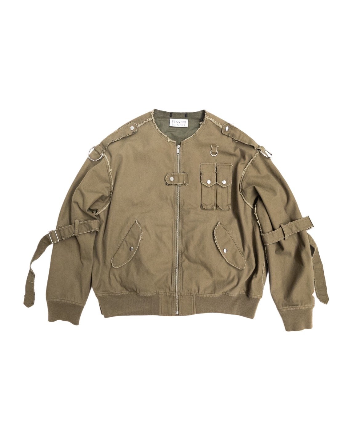 BONDAGE COTTON NO COLLAR FLIGHT JKT | el conduc BONDAGE COTTON NO COLLAR FLIGHT JKT | el conduc