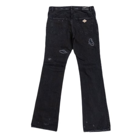 HARDCORE DESTROYED FLARE JEAN TROUSERS