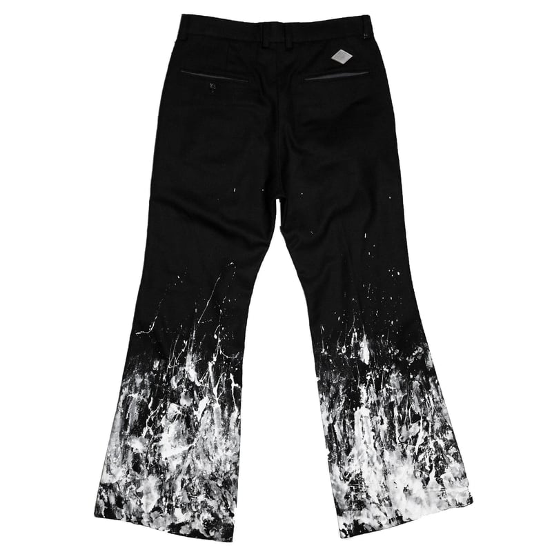 WOOL VIYELLA PAINT TROUSERS | el conductorH ONL