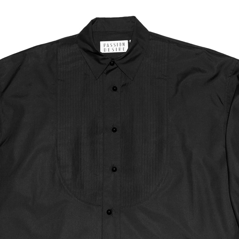PLEATED PUFF SLEEVE SHIRT(BK) | el conductorH O