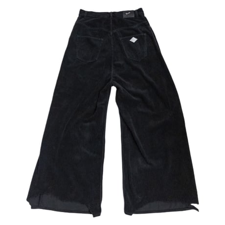 DISTRESSED CORDUROY WIDE TROUSERS