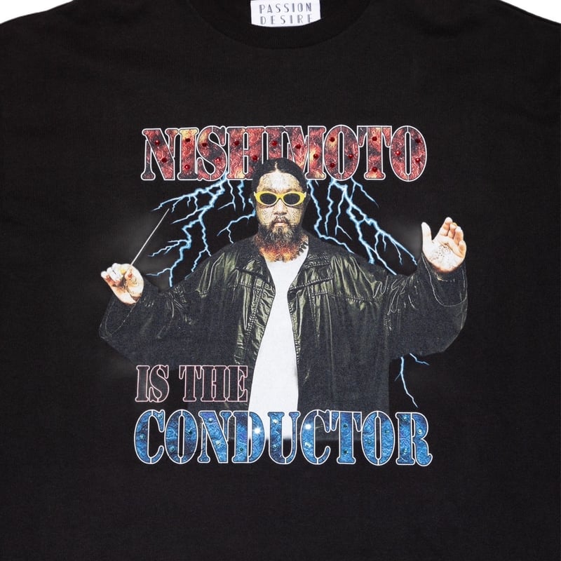 【定価9900円】新品 nishimoto is the mouth マフラー x NISHIMOTO IS THE MOUTH STONE DECORATED T-SHIR