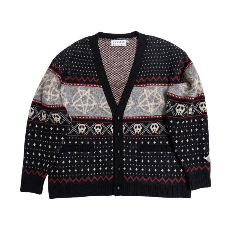 WOOL NORDIC KNIT CARDIGAN | el conductorH ONLIN