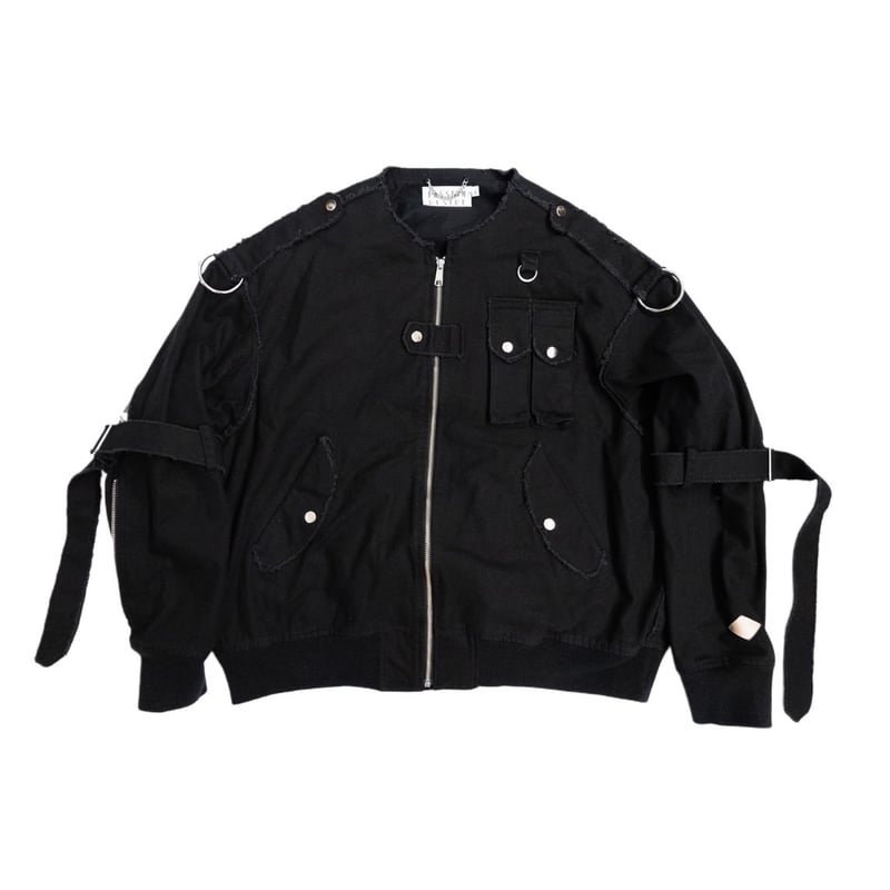 BONDAGE COTTON NO COLLAR FLIGHT JKT | el conduc