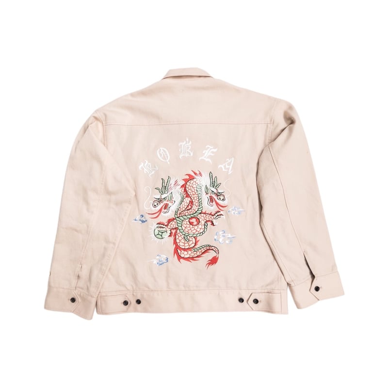 DRAGON EMBROIDERED KOREAN SOUVENIR JKT | el con