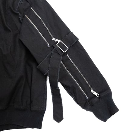 BONDAGE COTTON NO COLLAR FLIGHT JKT