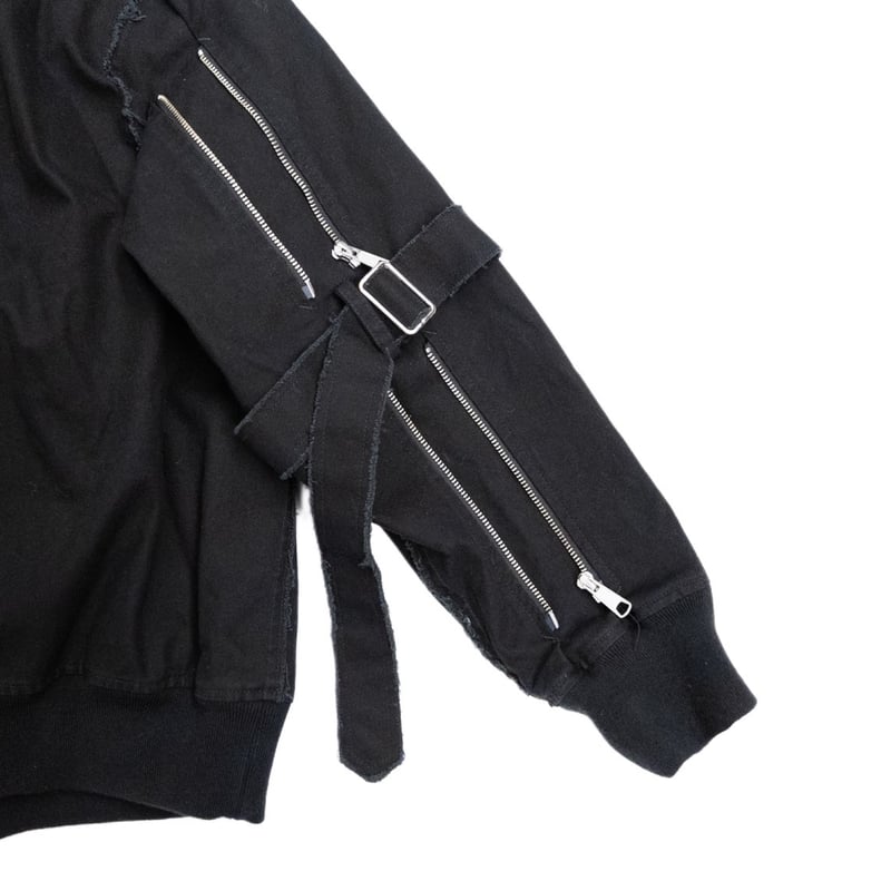 BONDAGE COTTON NO COLLAR FLIGHT JKT | el conduc