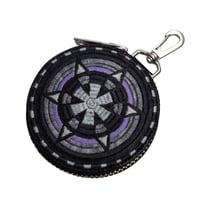 x blackmeans  LEATHER CIRCLE POUCH
