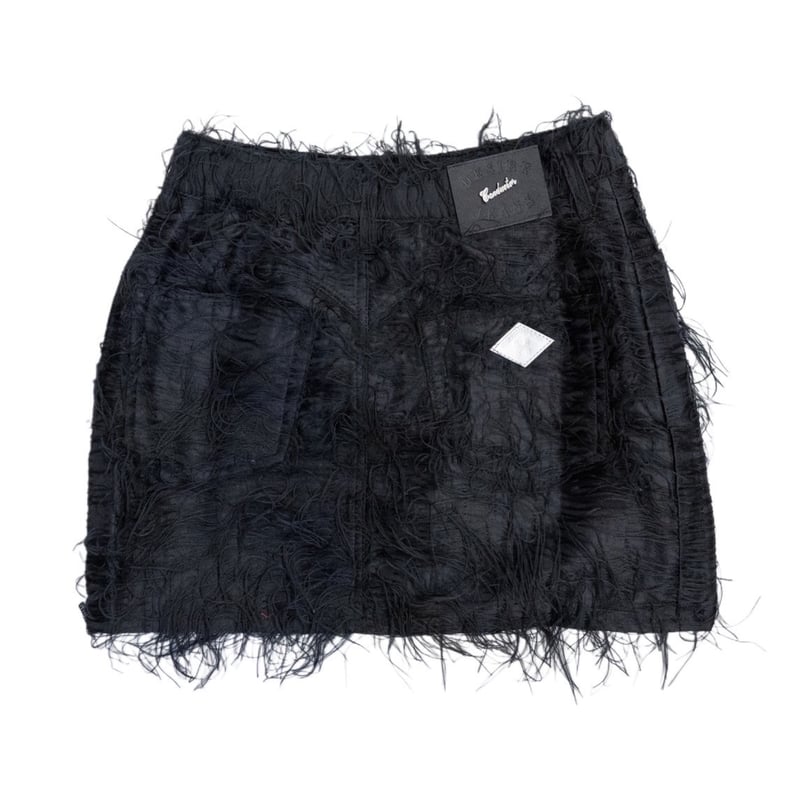 FRINGE JEAN MINI SKIRT | el conductorH ONLINE S