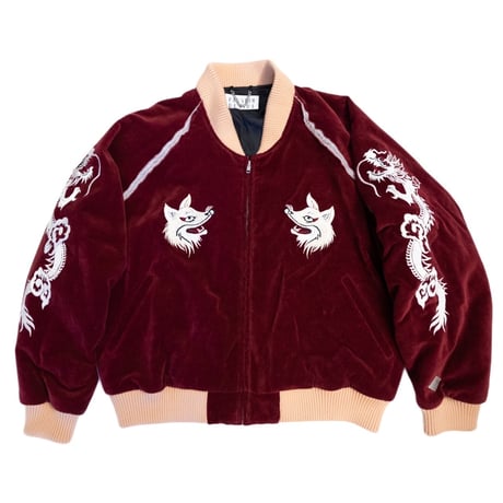 VELVETEEN FOX EMBROIDERED SOURVENIR  JKT