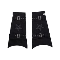 COTTON BELTED LEG WARMER 'PENTAGRAM