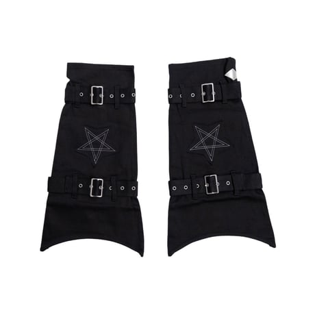 COTTON BELTED LEG WARMER 'PENTAGRAM