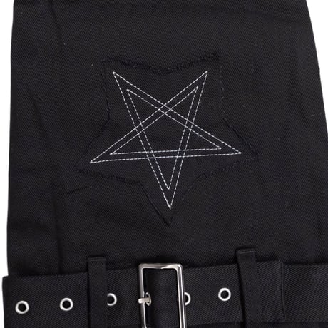 COTTON BELTED LEG WARMER 'PENTAGRAM