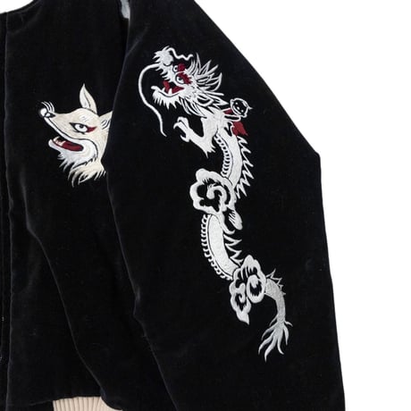 VELVETEEN FOX EMBROIDERED SOURVENIR  JKT