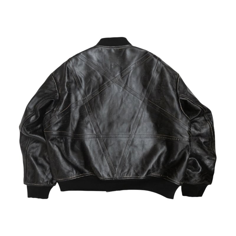 x blackmeans DISTRESSED LEATHER FLIGHT JKT | el