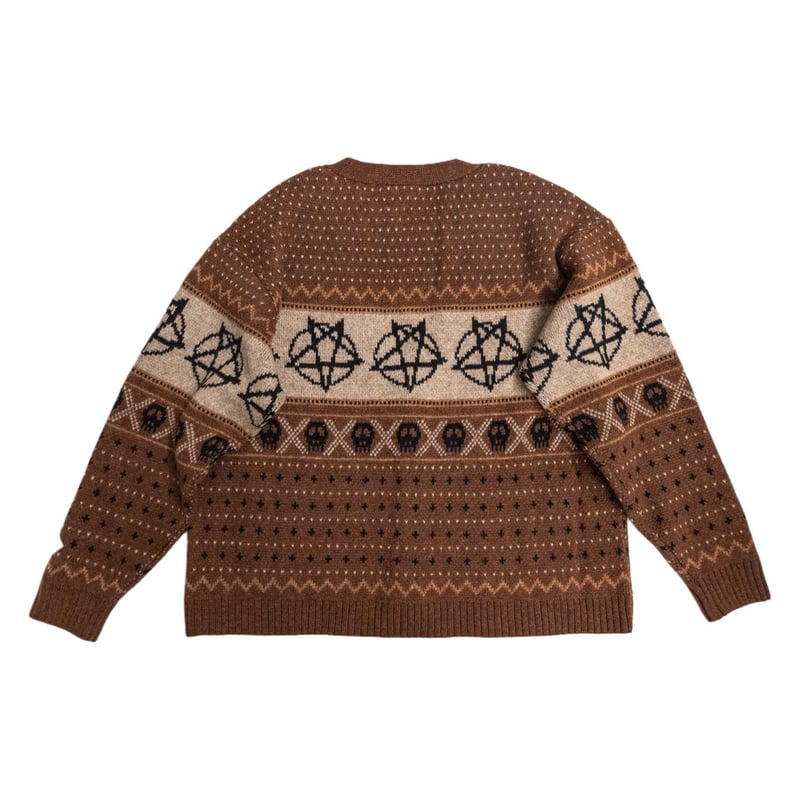 WOOL NORDIC KNIT CARDIGAN | el conductorH ONLIN
